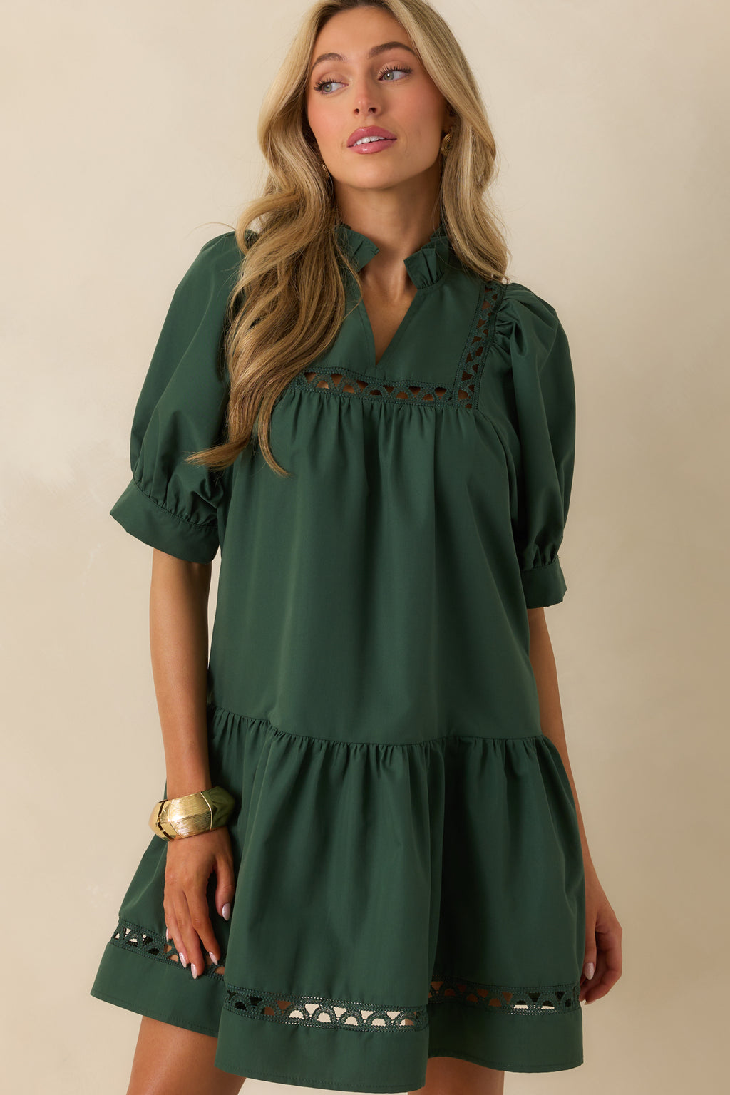 all my love mini dress hunter green Lovers and Friends Ellis Mini Dress in Lucky Charm