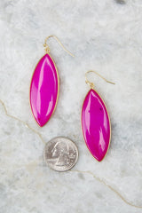 If I Know Me Pink Earrings - Red Dress