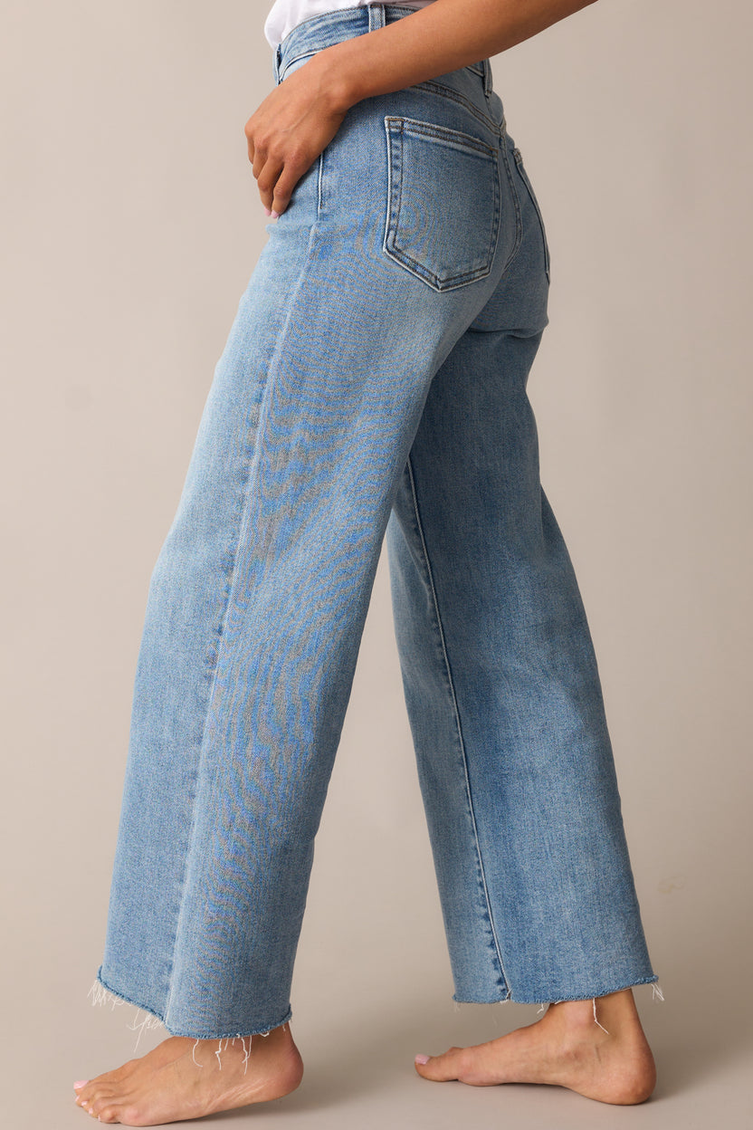 The Clean Slate Wide Leg Jeans
