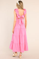 Love Grows Here Bubblegum Pink Maxi Dress - Red Dress