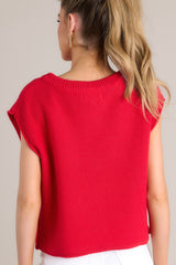 Love Like Ours Red Sweater Top - Red Dress