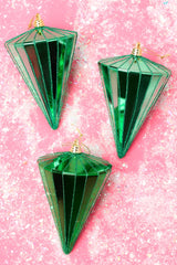 Luxurious Vision Green Ornament Set - Red Dress