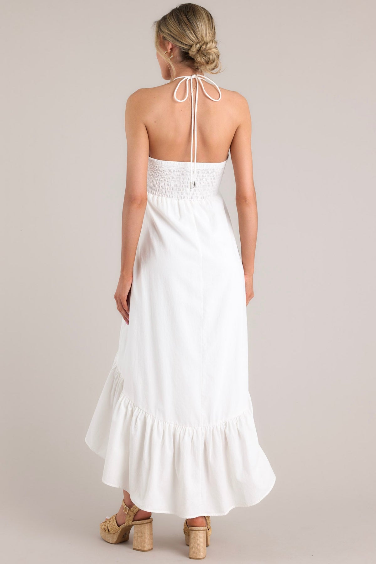 White Halter Midi Dress All Dresses Red Dress — free download