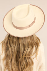 Monroe Off White Rancher Hat - Red Dress