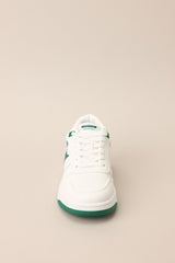 On Beat Green & Ivory Sneakers (BACKORDER APRIL) - Red Dress