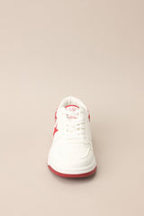 On Beat Red & White Sneakers (BACKORDER APRIL) - Red Dress