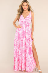 Only Clear Skies Pink Maxi Dress - Red Dress