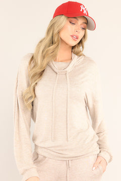 Wondering About the Wind Fleece Pullover - Ash Mocha