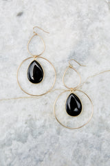 2 Trifecta Of Perfection Black Earrings at reddress.com