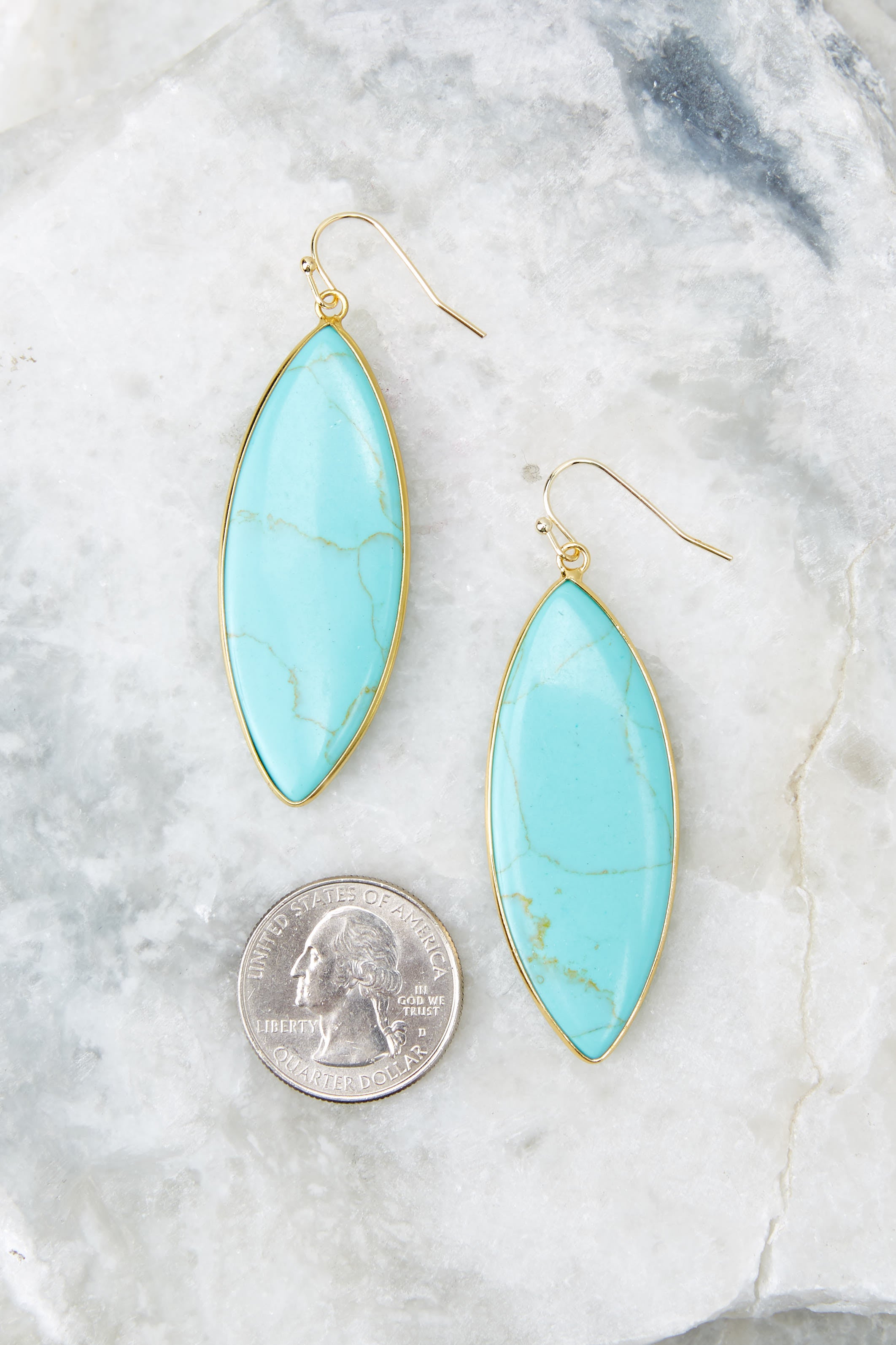 2 If I Know Me Turquoise Earrings at reddress.com