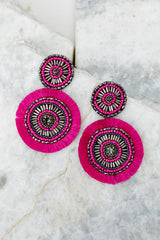 2 The Way I Do Pink Statement Earrings at reddress.com
