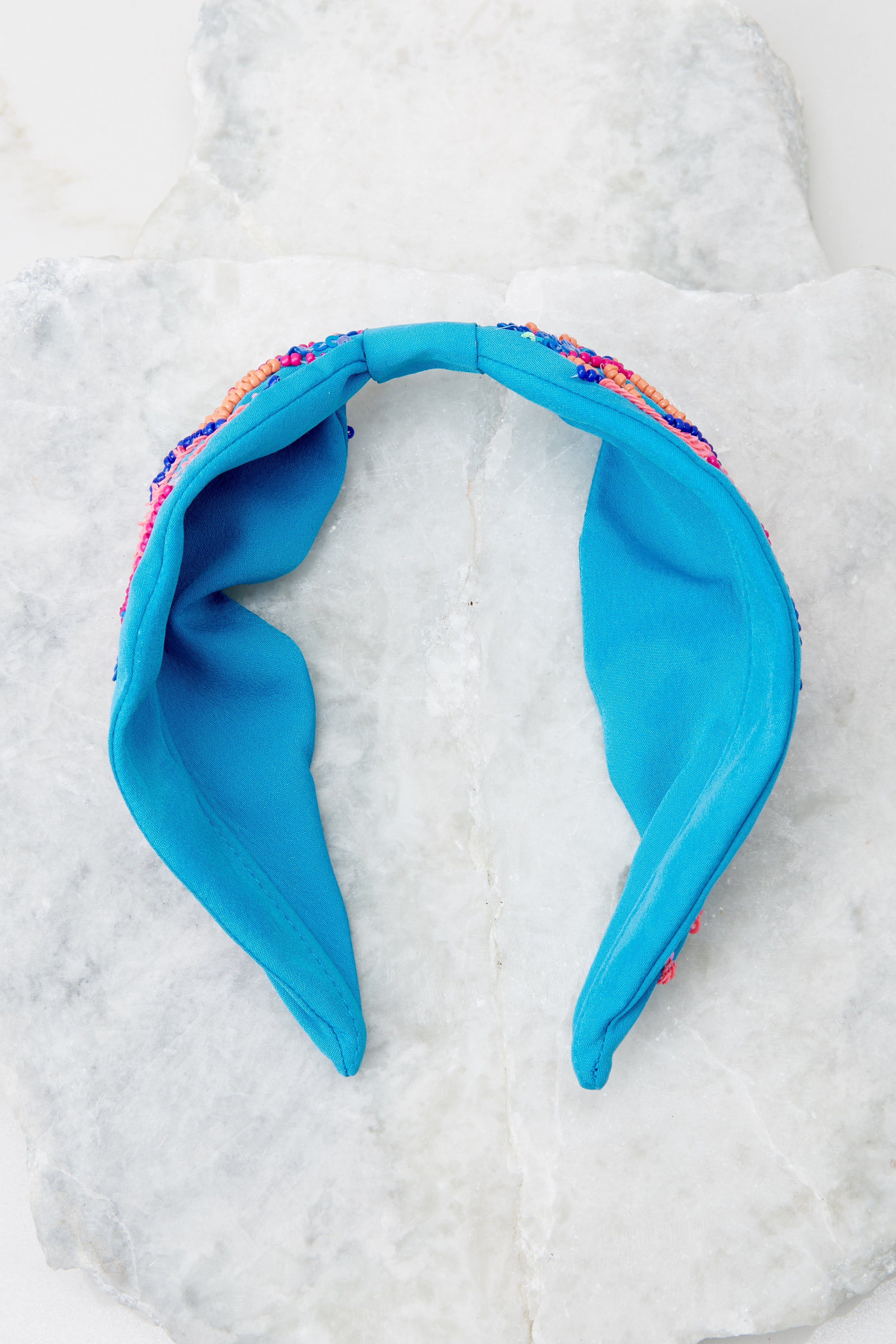 4 Dahlia Blue Headband at reddress.com