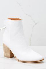 4 Taking These With Me White Ankle Booties at reddress.com