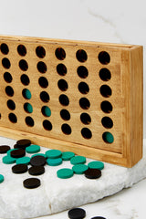 2 Four In A Row Wooden Game at reddress.com
