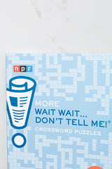 2 Wait Wait Don't Tell Me Crossword Puzzle Book at reddress.com