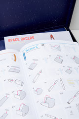 3 Space Racers Paper Rocket Builder at reddress.com