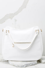5 Let's Be Chic White Bag at reddress.com