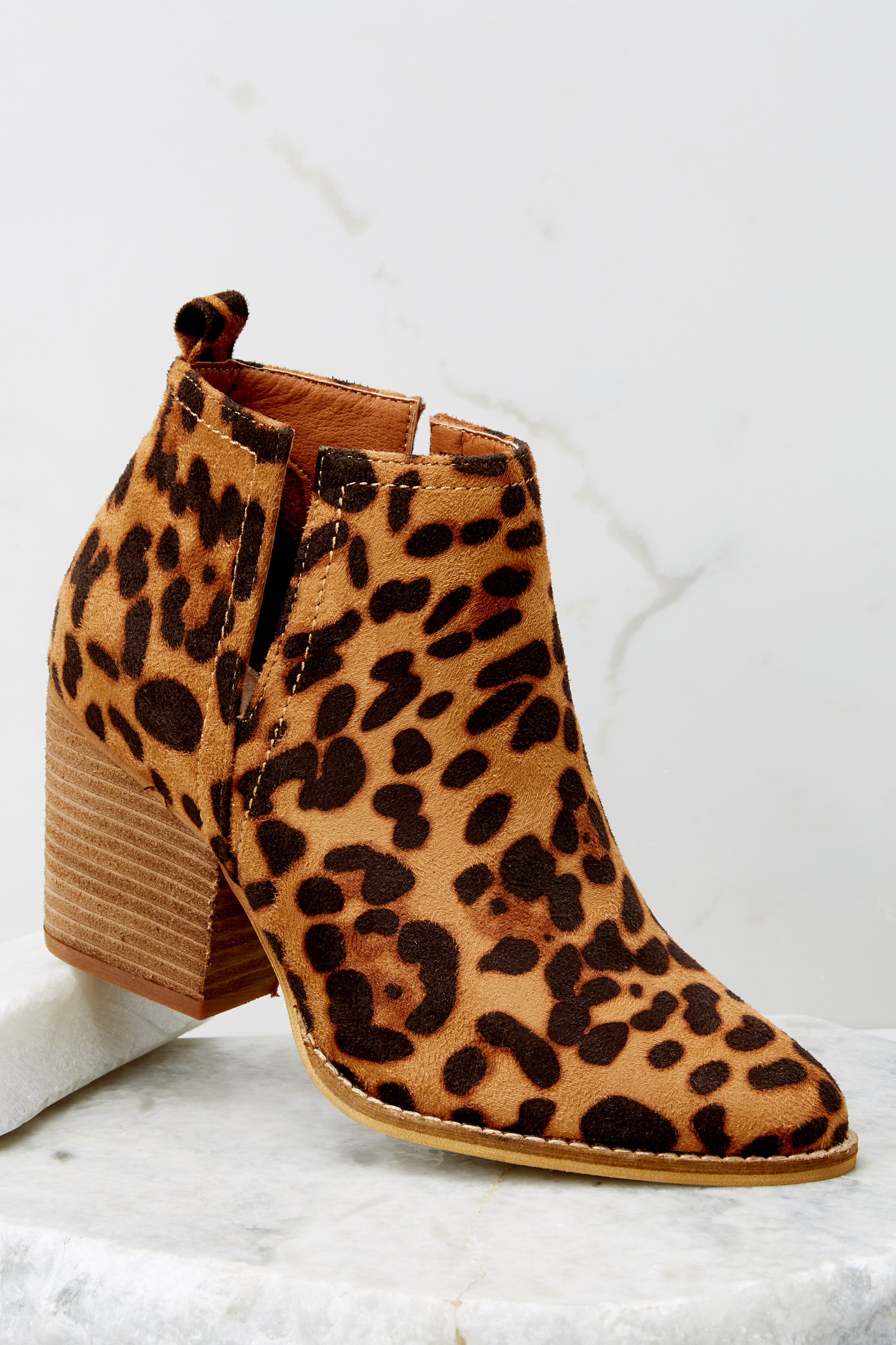 2 Cozy Confidence Leopard Print Ankle Booties at reddress.com