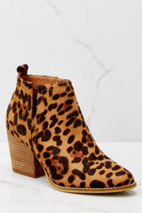 3 Cozy Confidence Leopard Print Ankle Booties at reddress.com