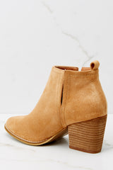 5 Cozy Confidence Tan Ankle Booties at reddress.com