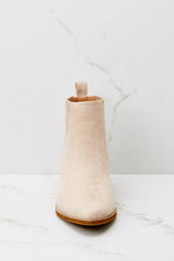 4 Seen You Before Taupe Ankle Booties at reddress.com