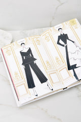 3 Elegance; The Beauty Of French Fashion Book at Red Dress