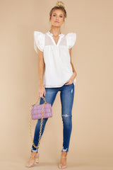 3 This Is Love Off White Top at reddress.com