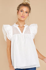 4 This Is Love Off White Top at reddress.com