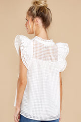 7 This Is Love Off White Top at reddress.com