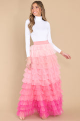 7 PRE-SALE: Your Heart Is Mine Pink Multi Skirt (will ship 01/27) at reddress.com