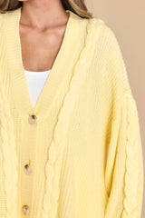 2 Craving Comfort Yellow Cardigan at reddress.com