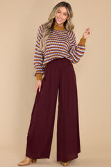 3 What's The Story Tan Multi Striped Sweater at reddress.com