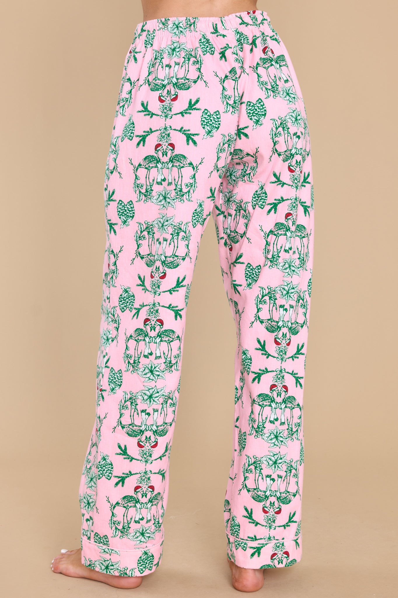 13 Wild Celebrations Blush Pink Print Pajama Set at reddress.com