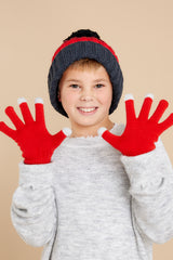 1 Cozy In The Cold Red Gloves at reddress.com