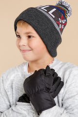 4 Snow Days Black Youth Gloves at reddress.com
