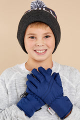 1 Snow Days Navy Blue Youth Gloves at reddress.com