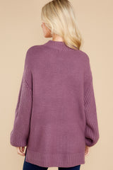 8 Simplest Moments Dusty Purple Sweater at reddress.com