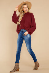 1 Straight Shot Sangria Sweater at reddress.com