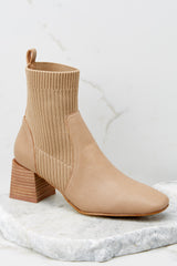 5 Seal The Deal Tan Ankle Booties at reddress.com