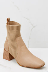 6 Seal The Deal Tan Ankle Booties at reddress.com