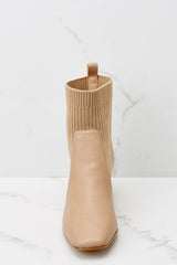 7 Seal The Deal Tan Ankle Booties at reddress.com