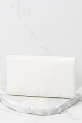 4 Wifey Material White Multi Beaded Clutch at reddress.com