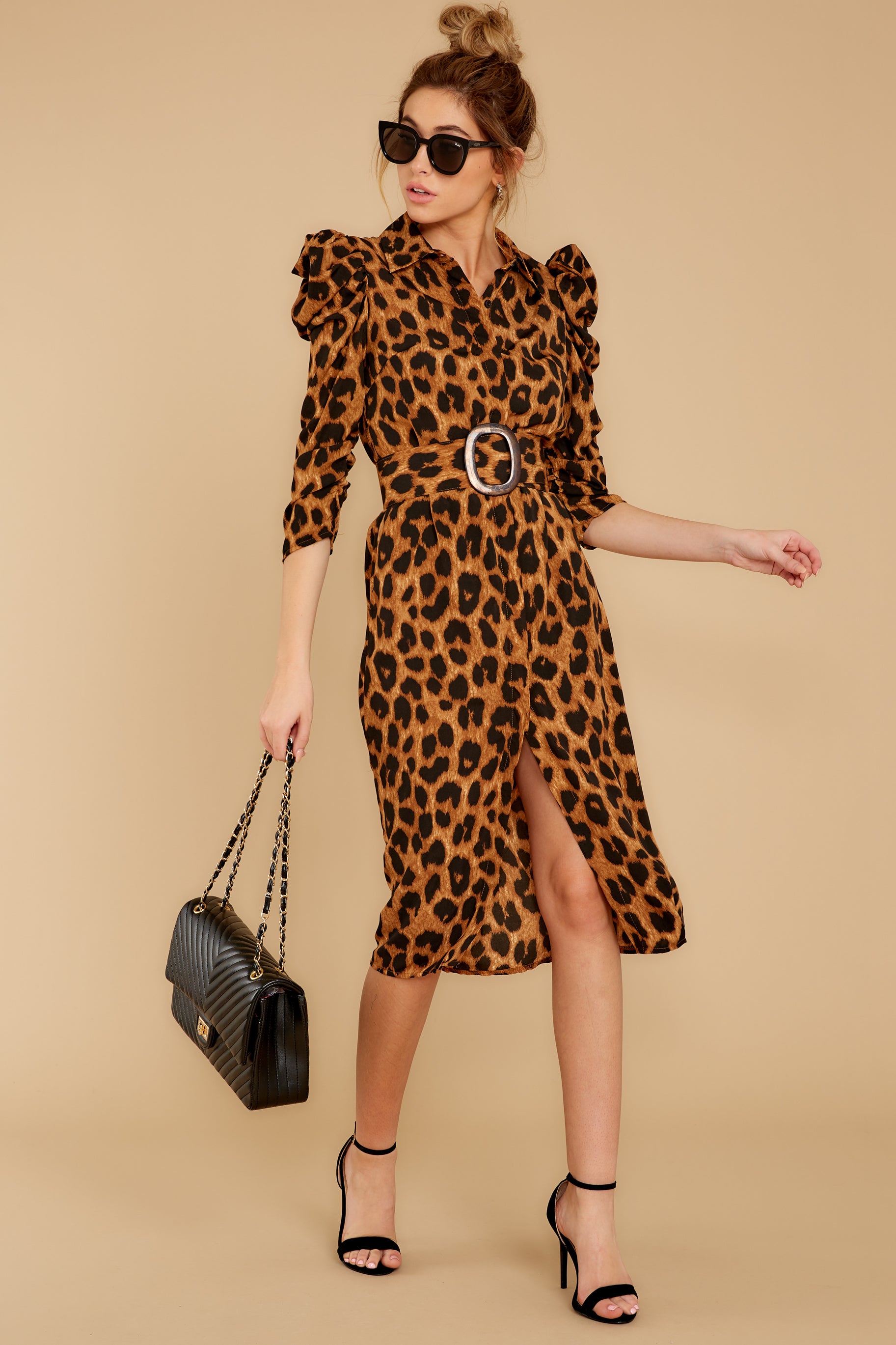 1 It All Goes Fast Leopard Print Dress at reddress.com