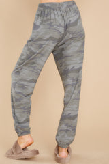4 The Stakes Are High Sage Camo Joggers at reddress.com