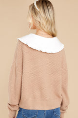 9 Wonderful Fairytale Taupe Sweater at reddress.com