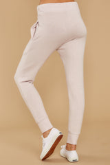 4 Stay Up Late Soft Pink Joggers at reddress.com