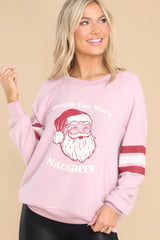 7 You Were Naughty Burnished Lilac Sommers Sweatshirt at reddress.com