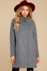 7 That Time Of Year Grey Coat at reddress.com