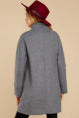 8 That Time Of Year Grey Coat at reddress.com