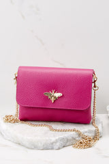 4 Work Smarter Hot Pink Leather Bag at reddress.com